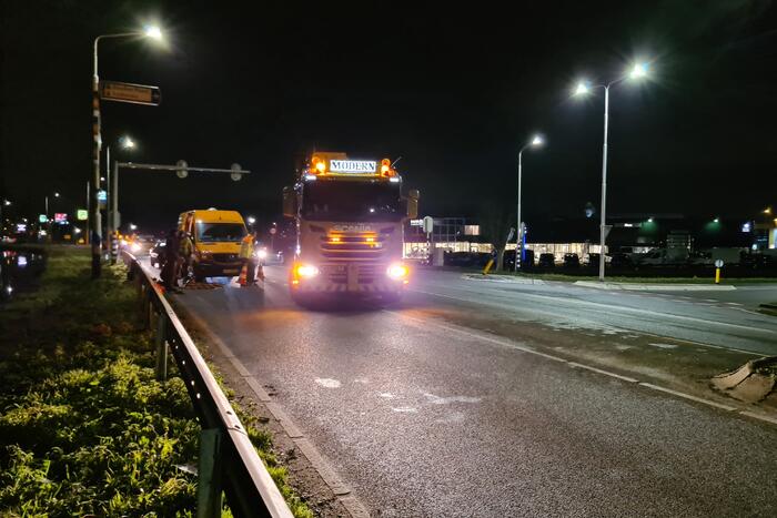 Auto te water geraakt