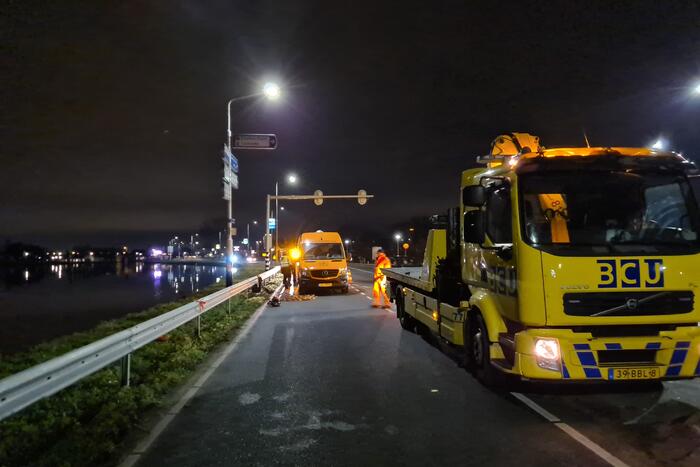 Auto te water geraakt