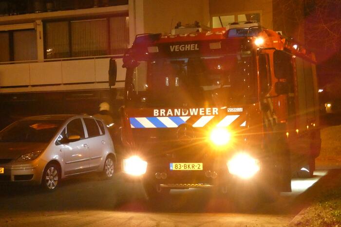 Brand op balkon snel gedoofd
