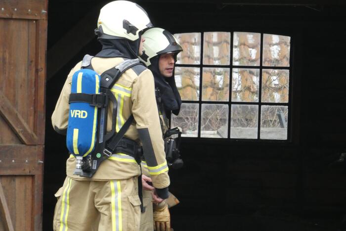 Gasleiding geraakt bij graafwerkzaamheden