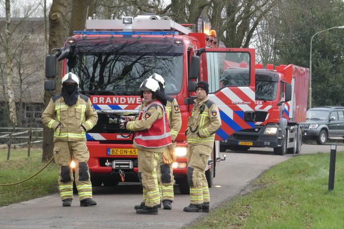 Gasleiding geraakt bij graafwerkzaamheden