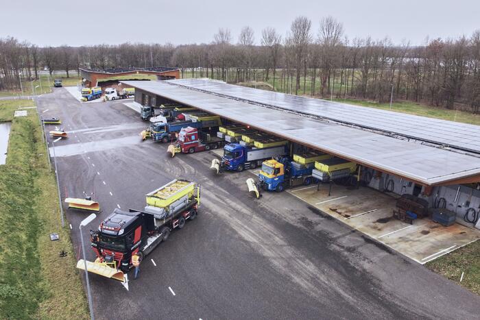 Voorbereidingen voor de sneeuw