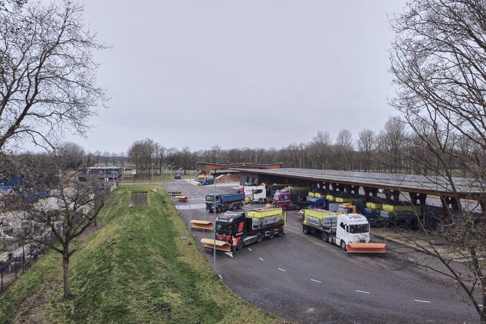 Voorbereidingen voor de sneeuw
