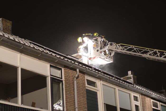 Schoorsteenbrand snel onder controle
