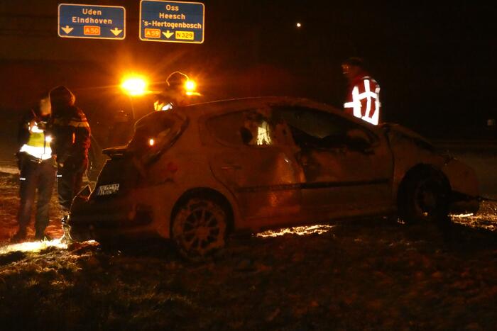 Bestuurder gevlucht bij ongeval