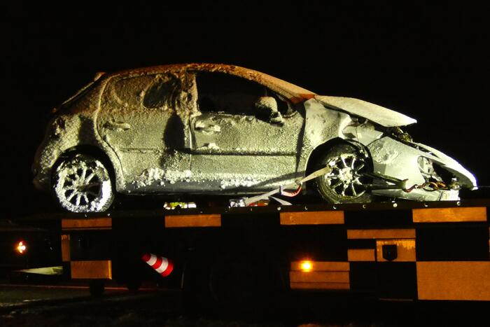 Bestuurder gevlucht bij ongeval