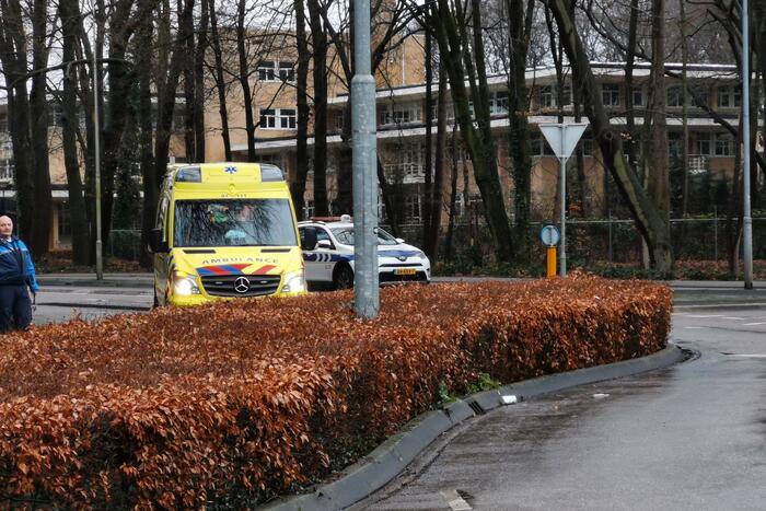 Eenzijdig ongeval met fietser