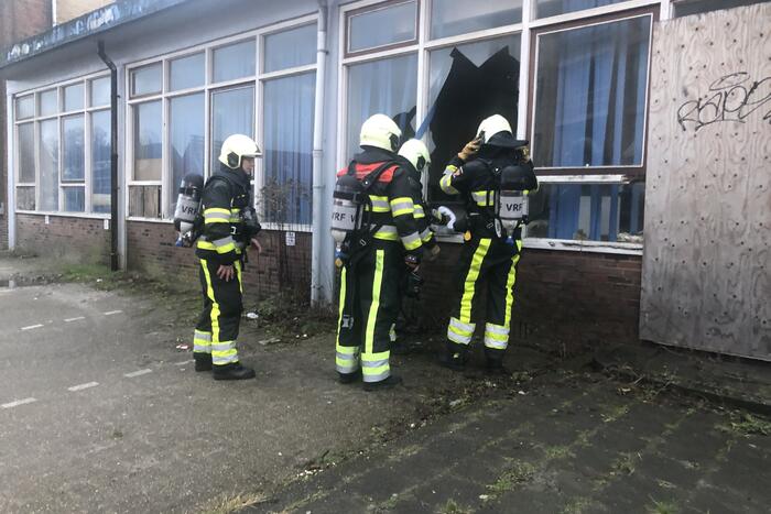 Voor de tweede keer brand in oud pand