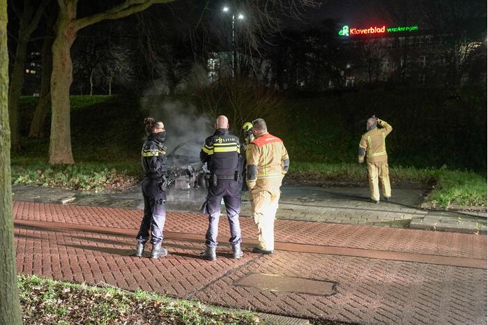 Auto compleet uitgebrand