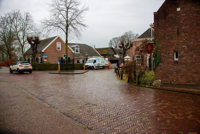 Vitens druk met waterleiding reparatie