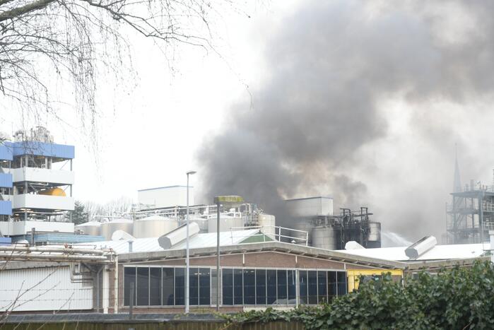 Knallen en grote rookontwikkeling bij Croda Nederland