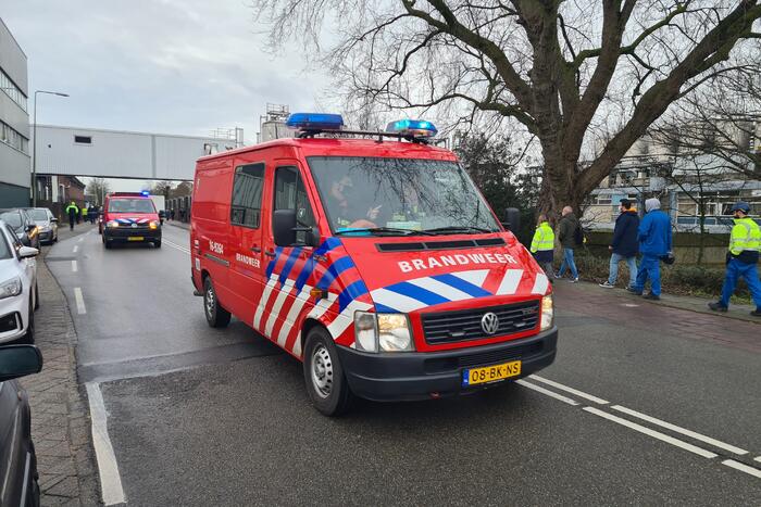 Knallen en grote rookontwikkeling bij Croda Nederland