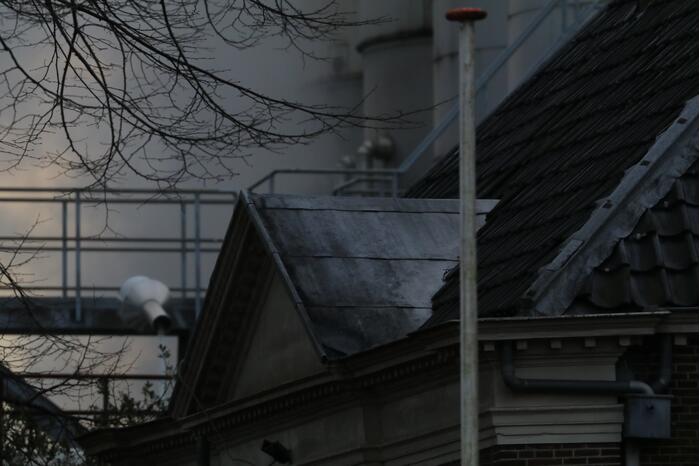 Knallen en grote rookontwikkeling bij Croda Nederland