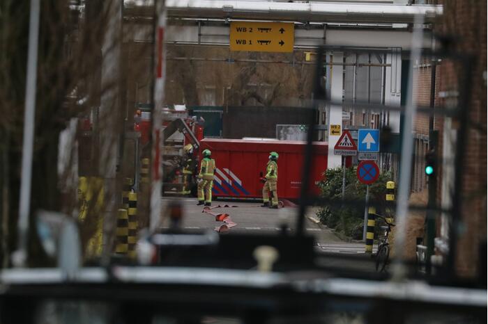 Knallen en grote rookontwikkeling bij Croda Nederland