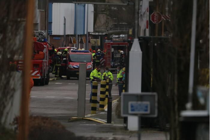 Knallen en grote rookontwikkeling bij Croda Nederland