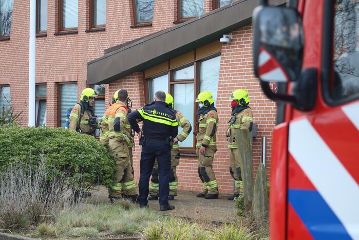 Gevaarlijke stof aangetroffen bij politiebureau