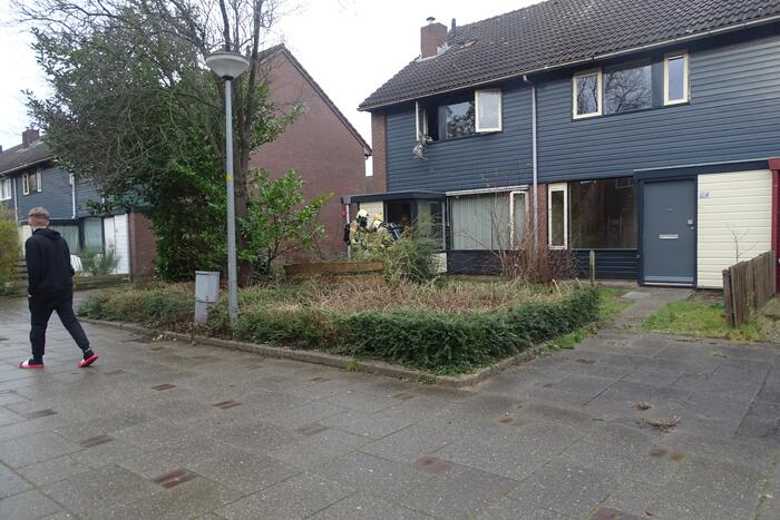 Witgoed-apparaat vat vlam