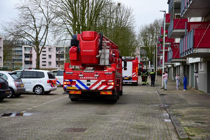 Stolpmand 112 melding Hoogvliet Rotterdam 