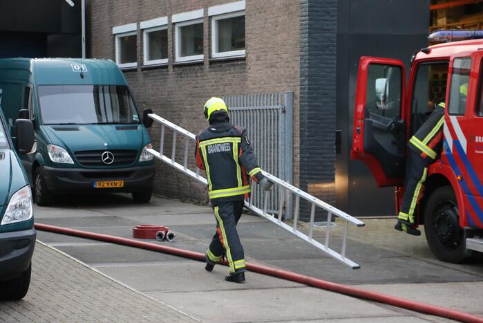 Brand bij Hekker interieurbouwbedrijf