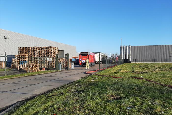 Brand in afvalcontainer bij Montapacking