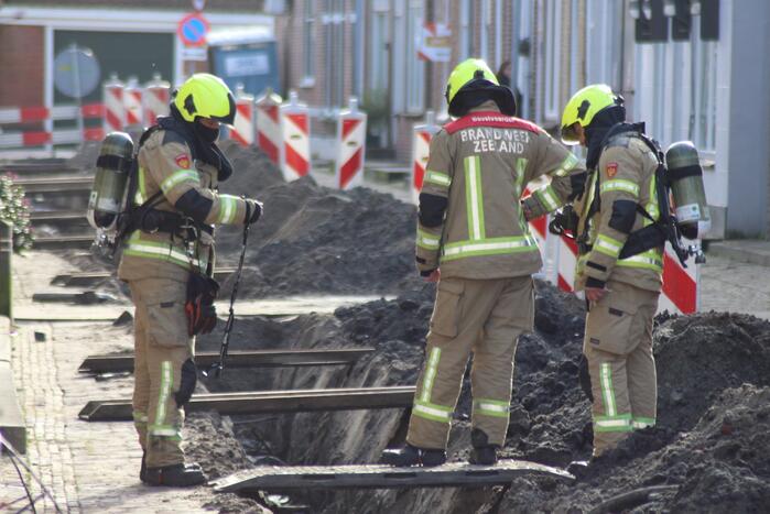 Gaslekkage ontstaan bij graafwerkzaamheden