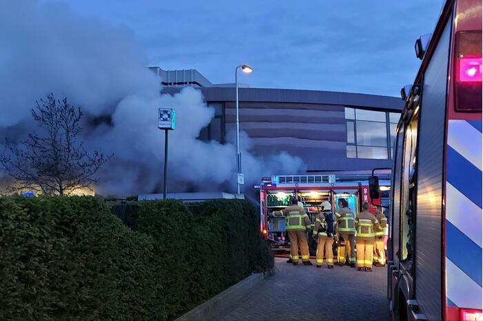 Grote brand in Zone College