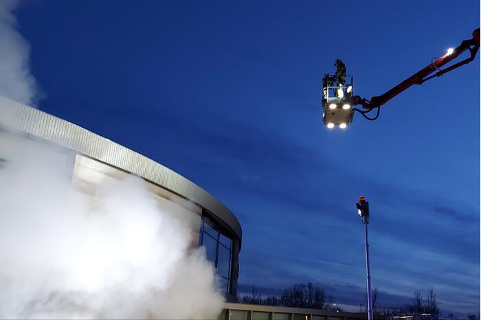 Grote brand in Zone College