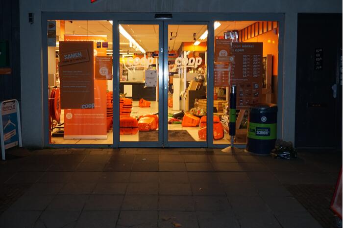 Meerdere verdachten aangehouden na overval Coop-supermarkt