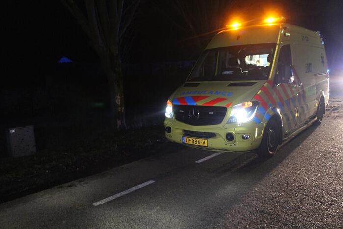 Dronken automobilist rijdt tegen boom