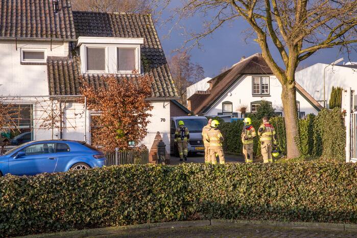 Brand op bovenverdieping vrijstaande woning