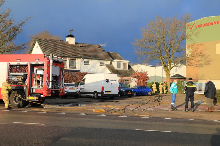 Brand op bovenverdieping vrijstaande woning