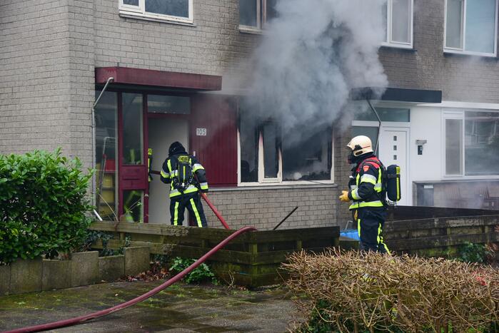 Woning verwoest door uitslaande brand