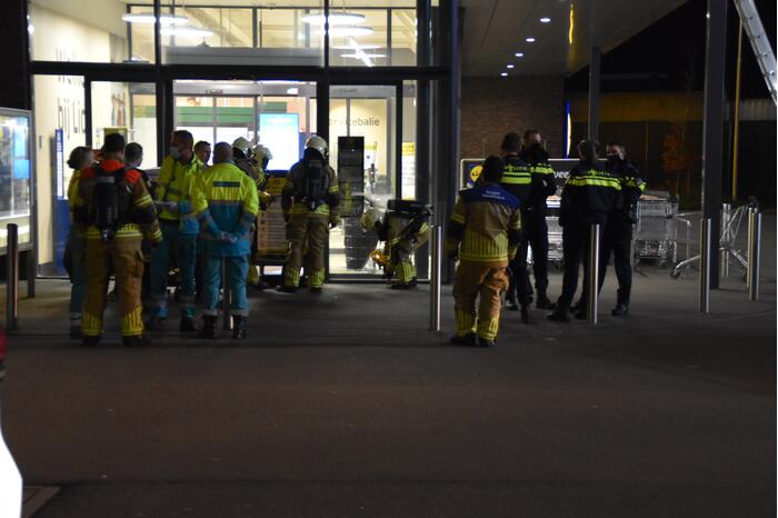 Vreemde lucht in Lidl-supermarkt