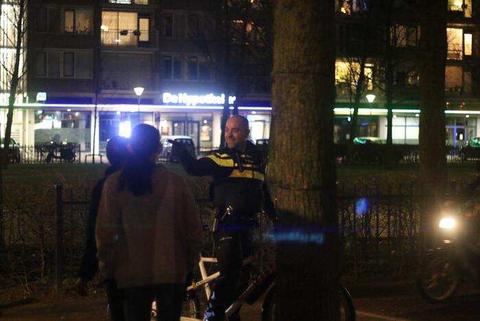 Demonstratie tegen avondklok in centrum