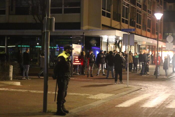 Demonstratie tegen avondklok in centrum