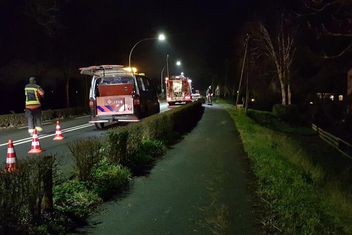 Veel rook bij brand in woning