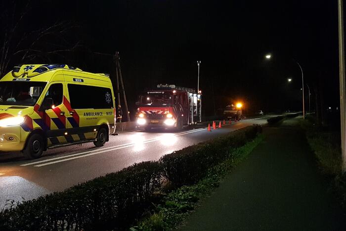 Veel rook bij brand in woning