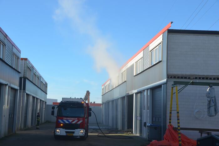 Brand in pand bedrijventerrein De Hemerik