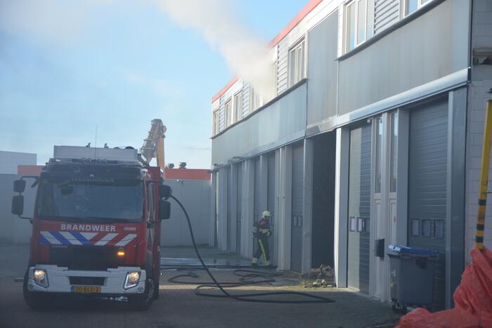 Brand in pand bedrijventerrein De Hemerik