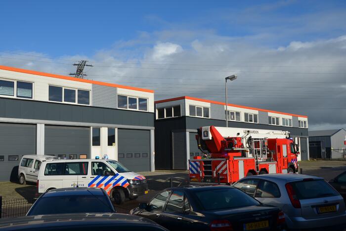 Brand in pand bedrijventerrein De Hemerik