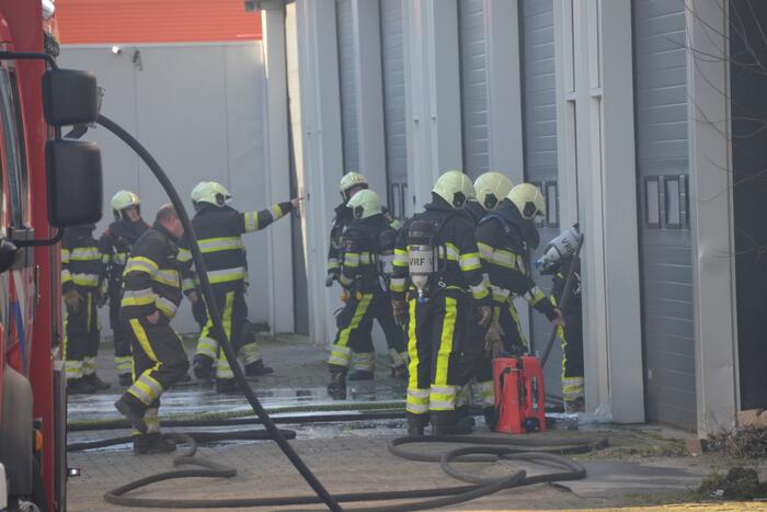 Brand in pand bedrijventerrein De Hemerik