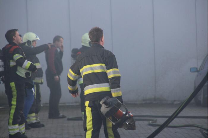 Brand in pand bedrijventerrein De Hemerik