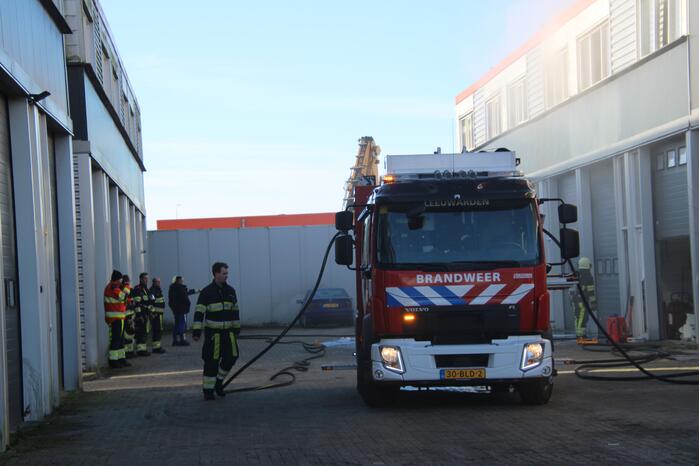 Brand in pand bedrijventerrein De Hemerik