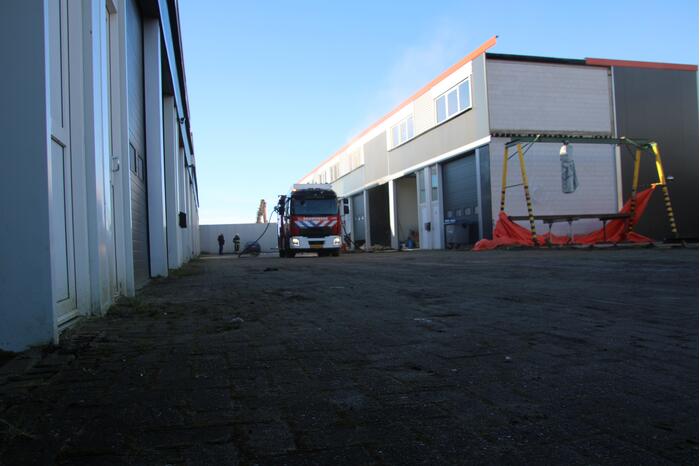Brand in pand bedrijventerrein De Hemerik