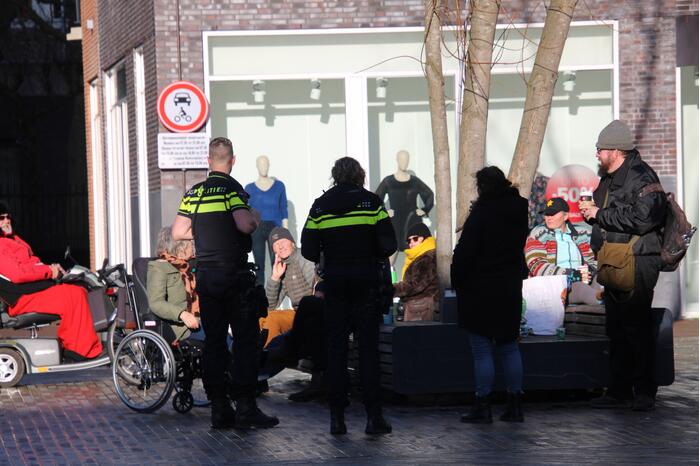 Politie maakt einde aan demonstratie