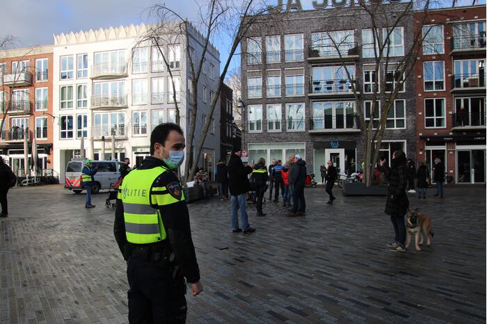 Politie maakt einde aan demonstratie