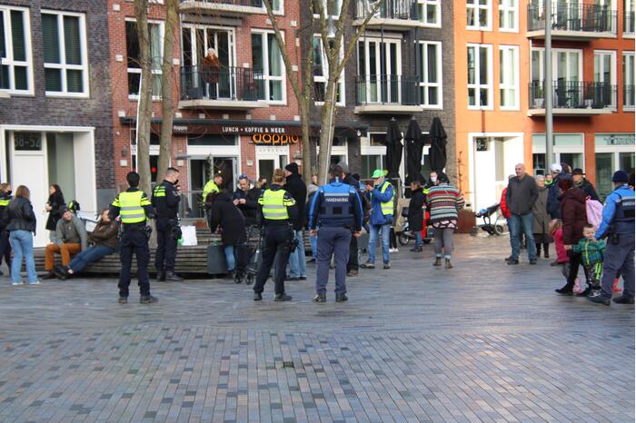 Politie maakt einde aan demonstratie