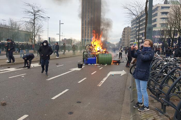 Demonstratie loopt uit de hand