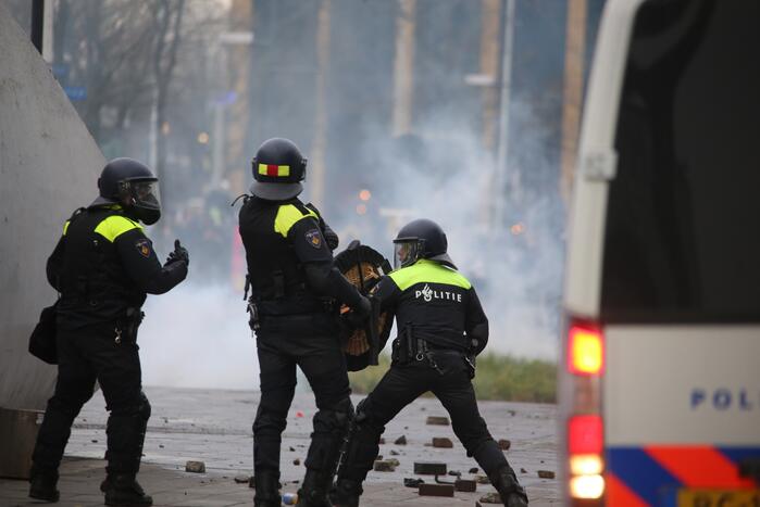 Demonstratie loopt uit de hand