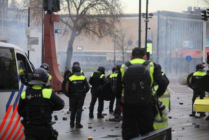Demonstratie loopt uit de hand